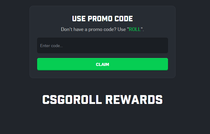 Click it, and you’ll see a text box labeled “USE PROMO CODE.”