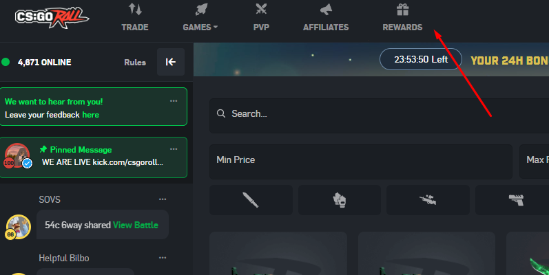 Find the Promo Code Field